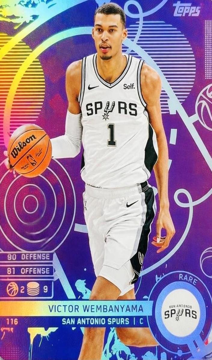 2025 Topps Match Attax Basketball Rare Victor Wembanyama #116