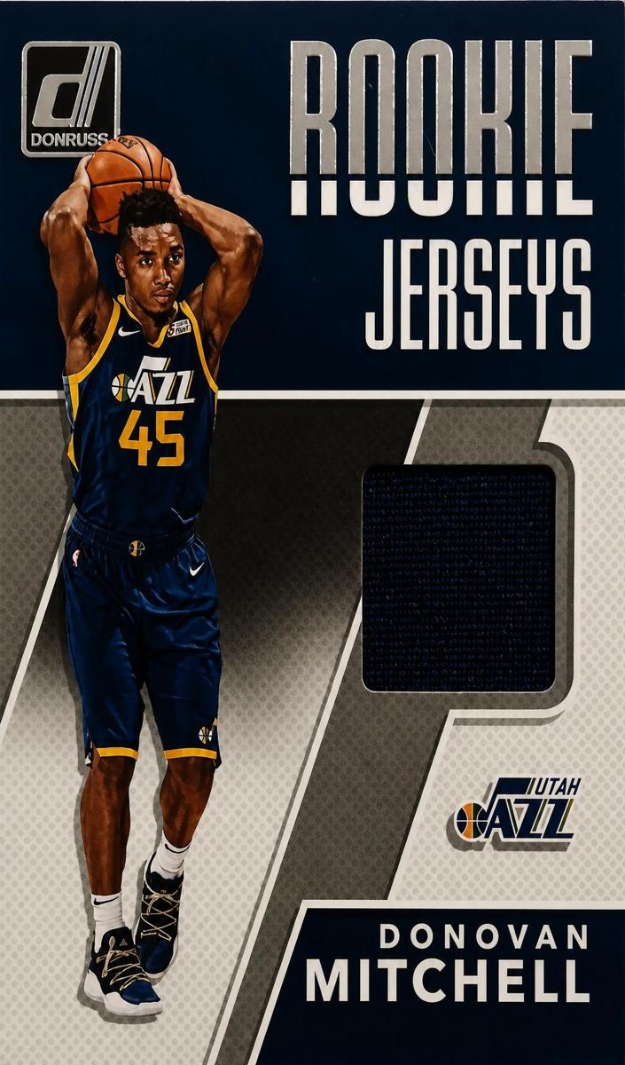 2017 Panini Donruss Basketball Donovan Mitchell #RJ-DM2 PSA 9