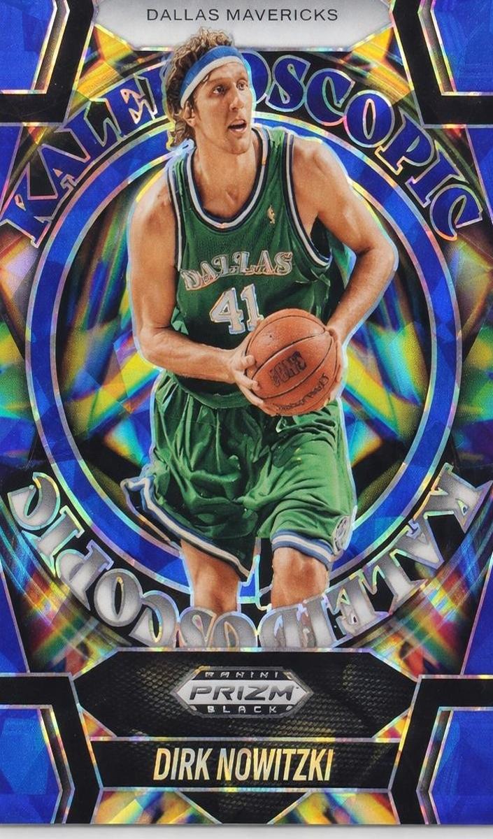 2024 Panini Prizm Black Basketball Blue Ice Dirk Nowitzki #25