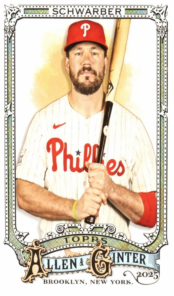 2025 Topps Allen & Ginter Baseball Kyle Schwarber #246