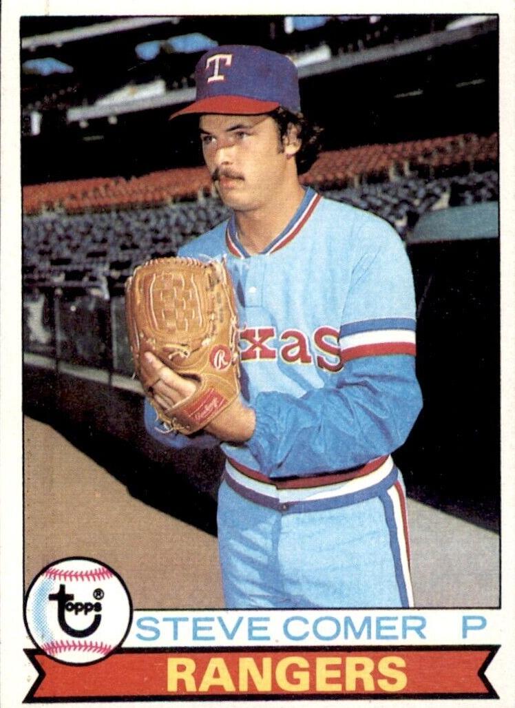 1979 Topps Baseball Steve Comer #463 PSA 9