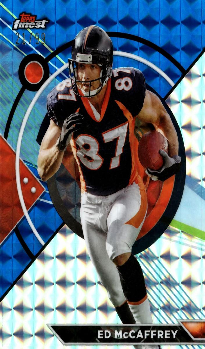 2023 Topps Composite Football Blue Geometric Ed McCaffrey #181