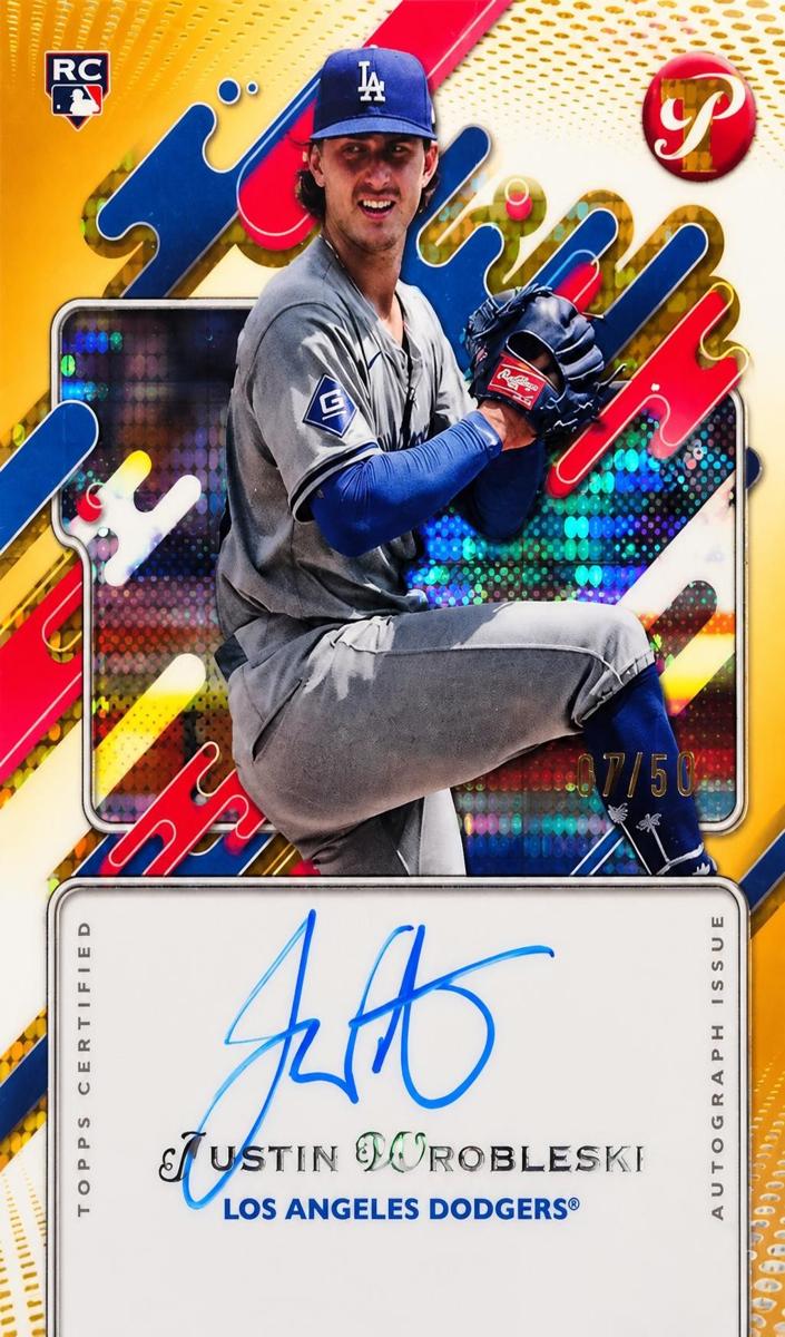 2025 Topps Pristine Baseball Gold Justin Wrobleski #PA-JW