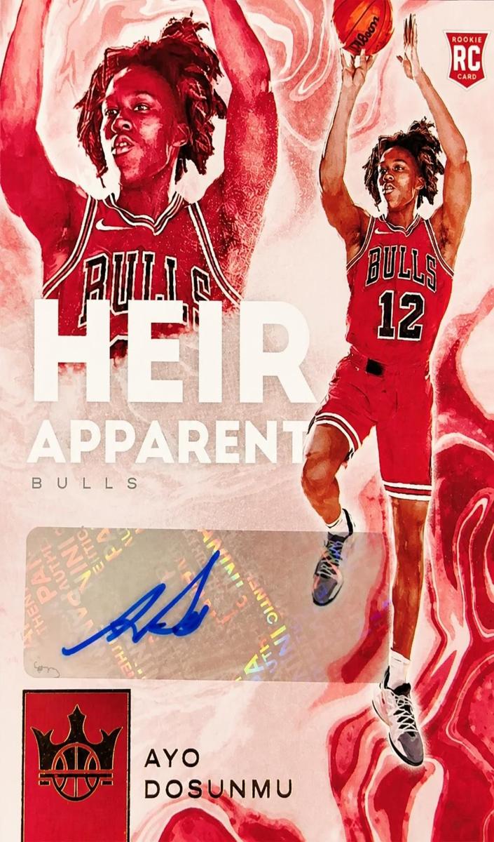 2021 Panini Court Kings Basketball Ayo Dosunmu #HA-ADM PSA 9