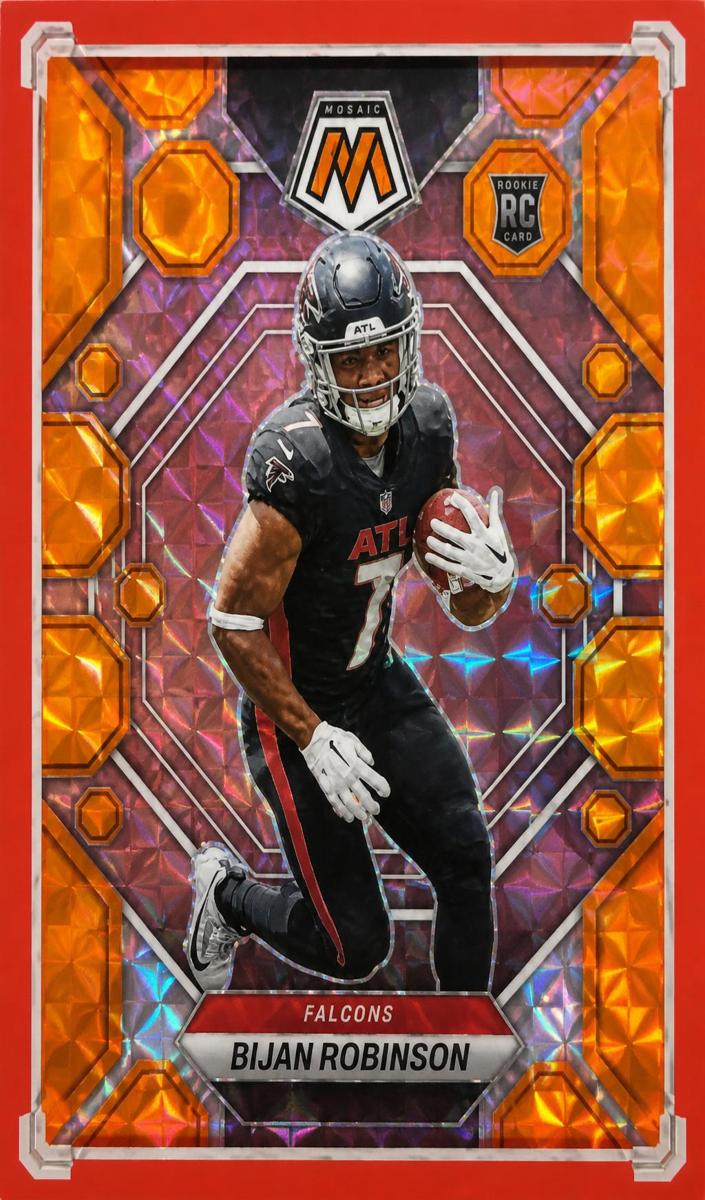 2023 Panini Mosaic Football Red Bijan Robinson #284