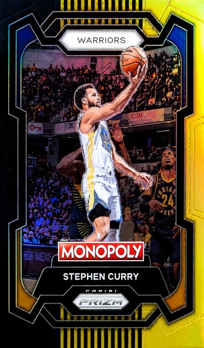 2023 Panini Prizm Monopoly Basketball Black Gold Stephen Curry #28