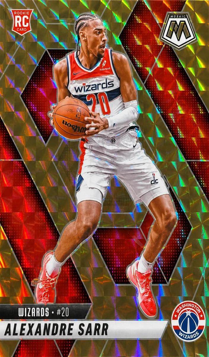2024 Panini Mosaic Basketball Bronze Alexandre Sarr #216 PSA 9
