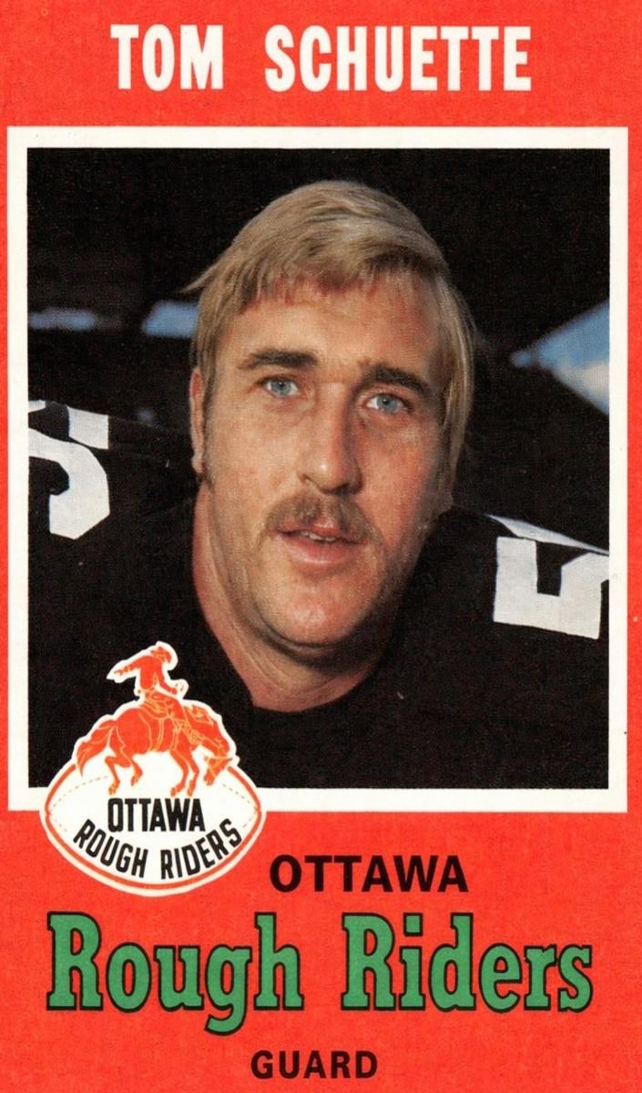 1971 O-Pee-Chee CFL Football Tom Schuette #80