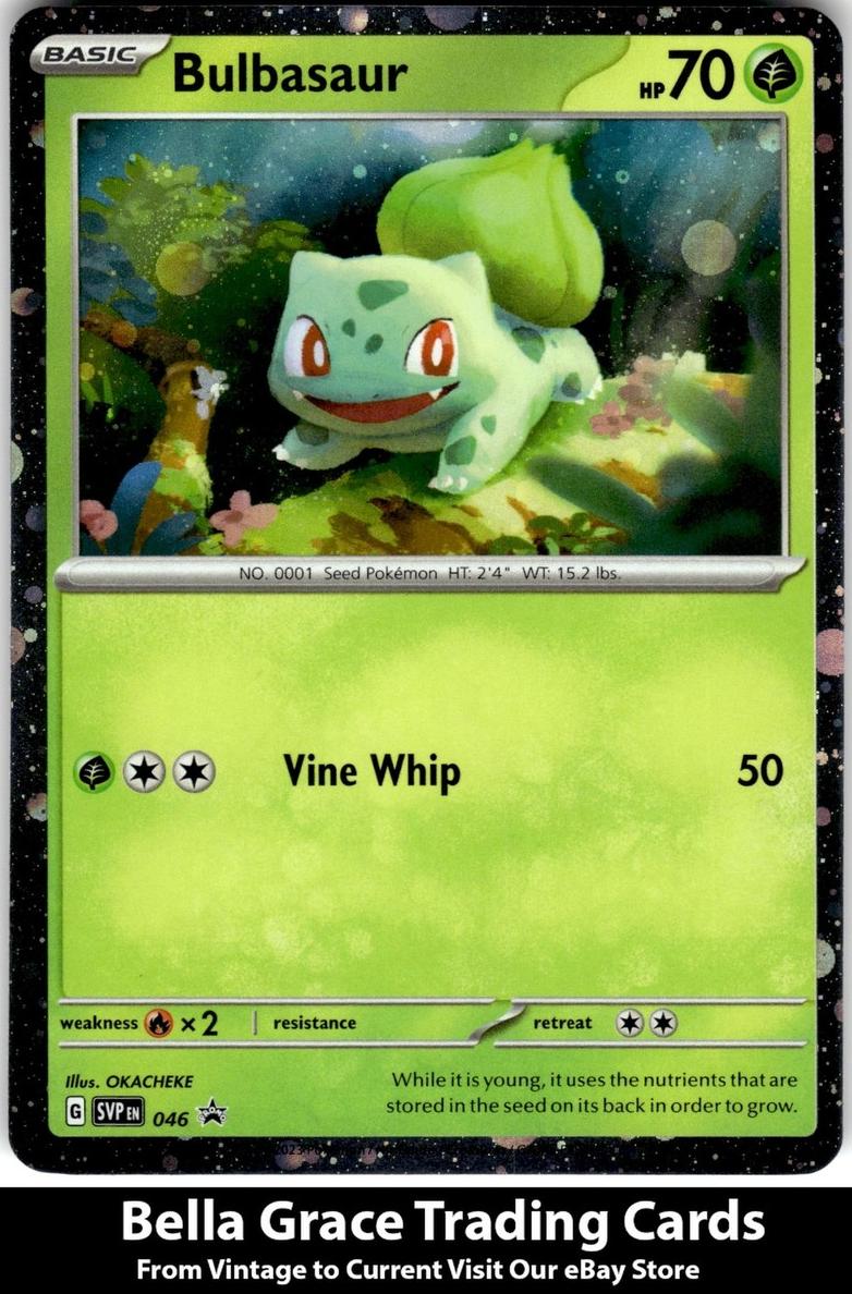 2023 Pokemon Scarlet & Violet Black Star Promos Bulbasaur #46 CGC 9.5