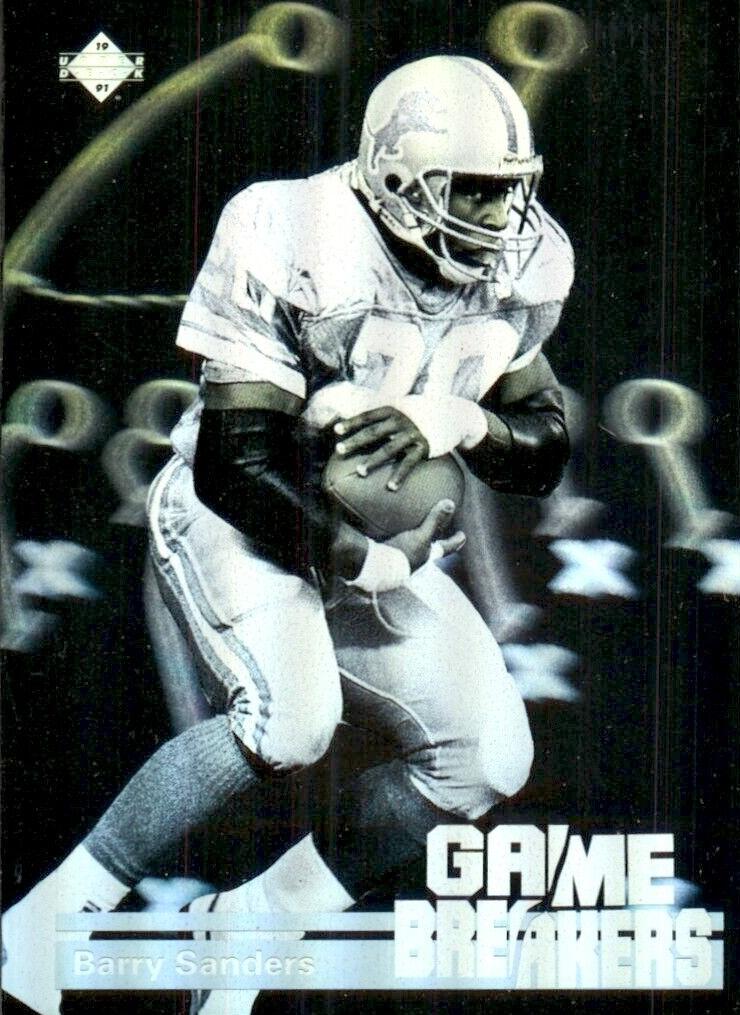 1991 Upper Deck Football Barry Sanders #GB1 PSA 9