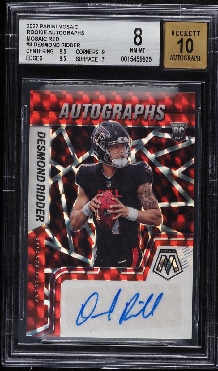 2022 Panini Mosaic Football Red Desmond Ridder #RAM-DR