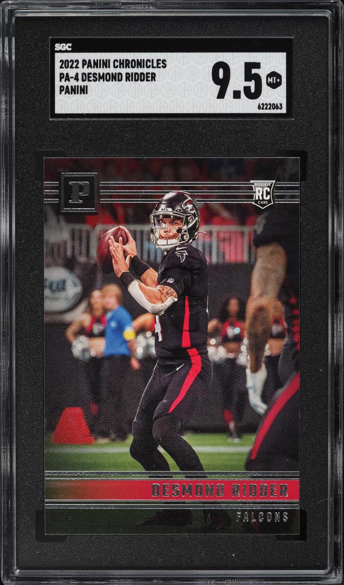 2022 Panini Chronicles Football Desmond Ridder #PA-4 PSA 9
