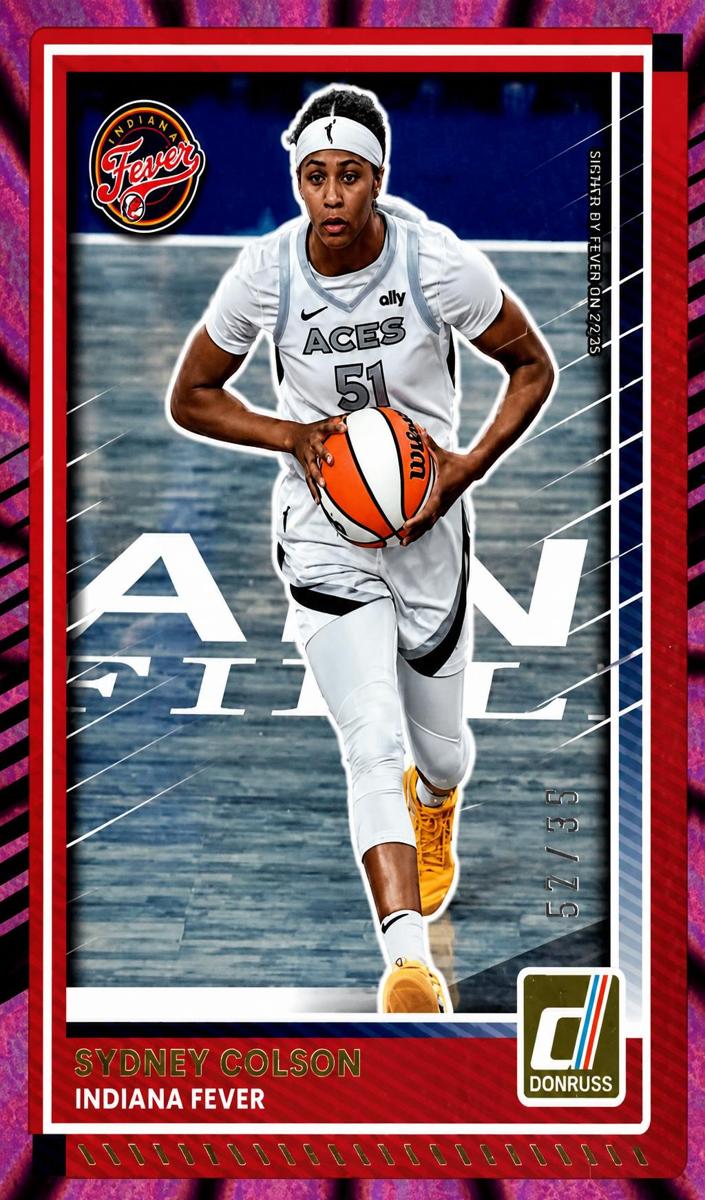 2025 Panini Donruss WNBA Basketball Purple Laser Sydney Colson #9