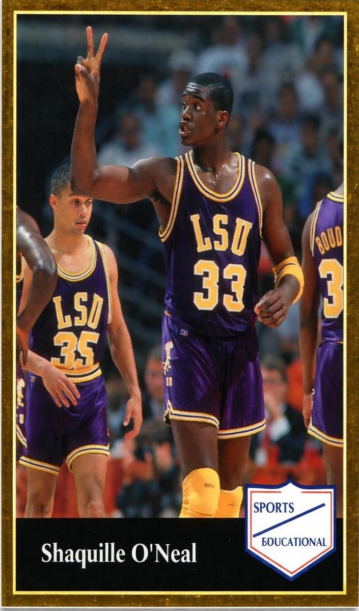 1991 Sports Educational Basketball Shaquille O'Neal #7