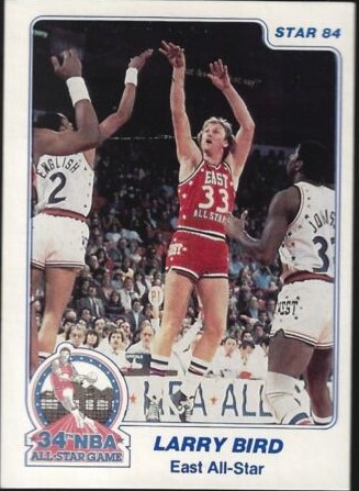1984 Star Basketball Denver Police Larry Bird #2 BGS 7