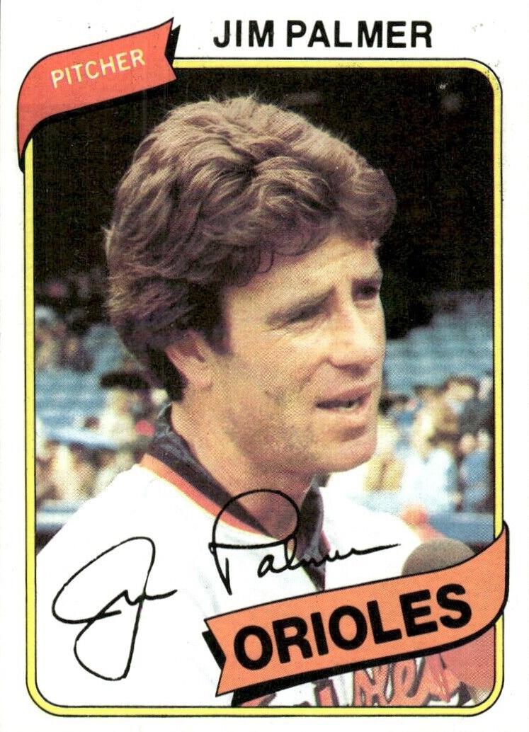 1980 Topps Baseball Jim Palmer #590 PSA 9