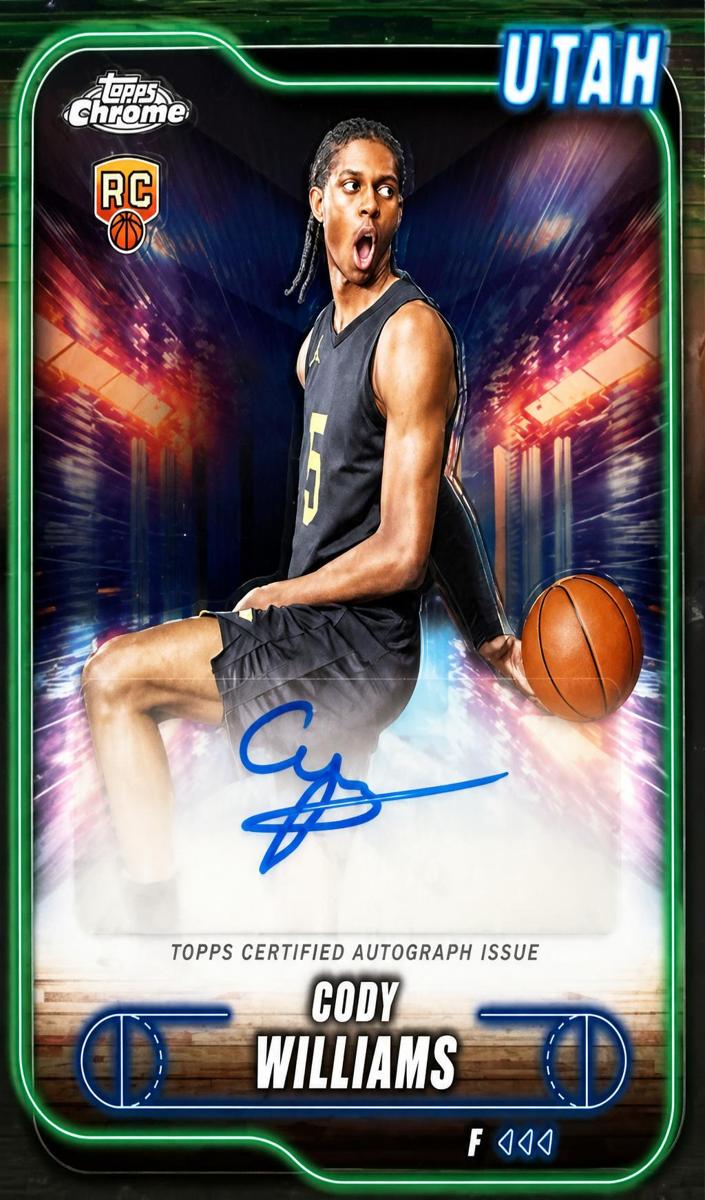 2024 Topps Chrome Basketball Cody Williams #TCA-CWI