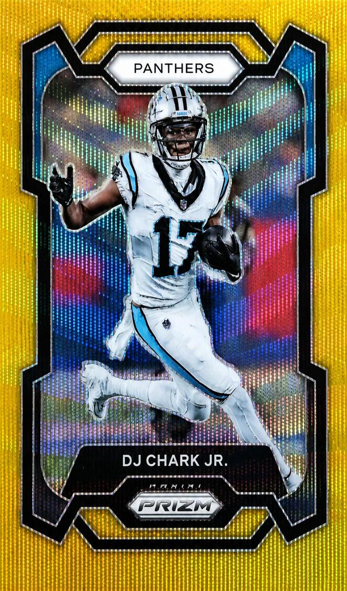 2023 Panini Prizm Football Gold Wave DJ Chark Jr. #41