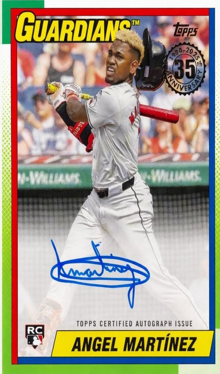 2025 Topps Baseball Angel Martinez #90A-AMZ