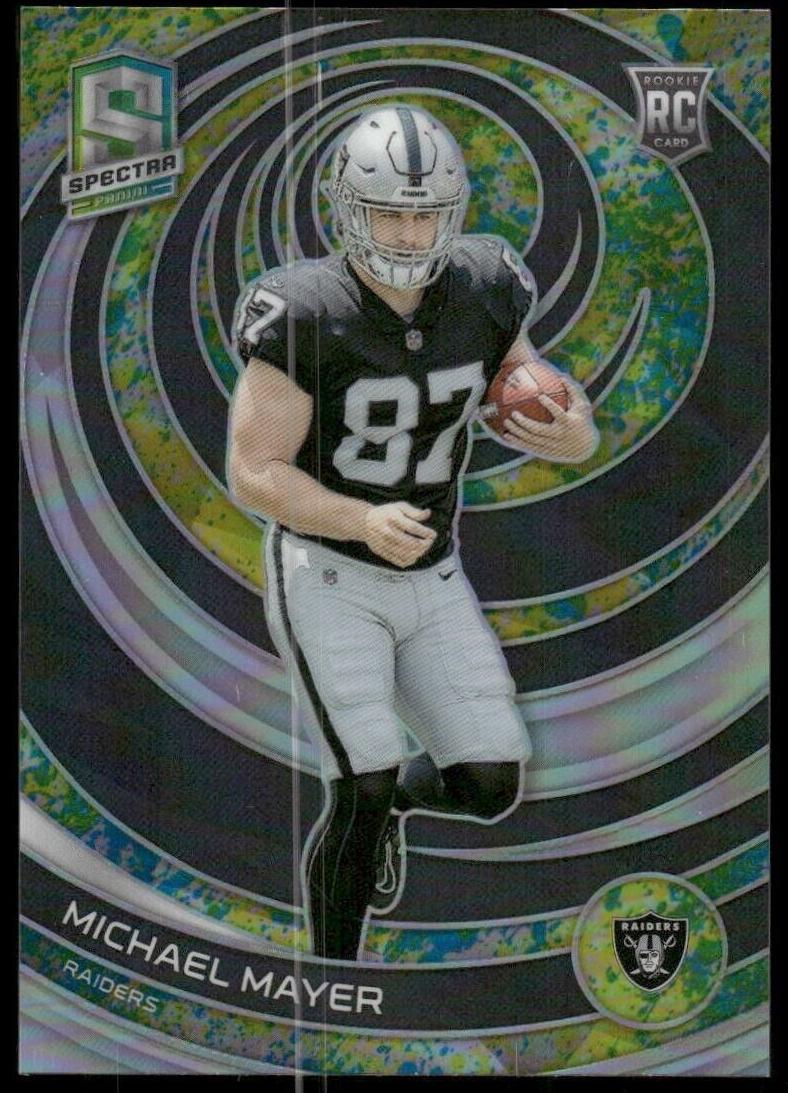 2023 Panini Spectra Football Neon Splatter Michael Mayer #140