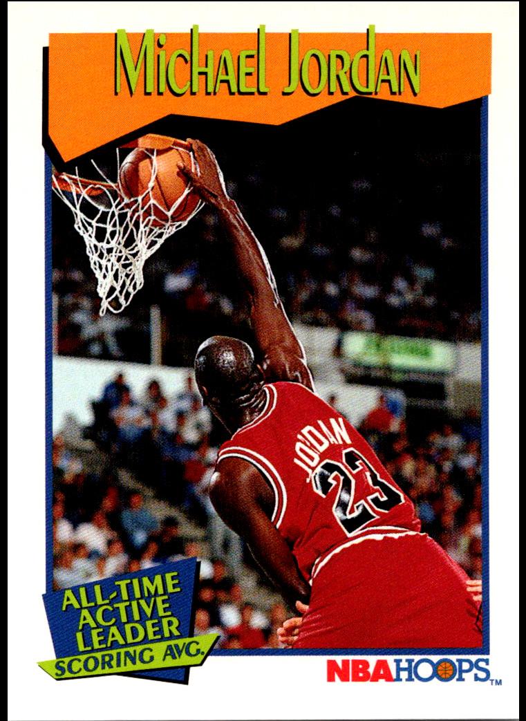 1991 Hoops Basketball Michael Jordan #536 PSA 9