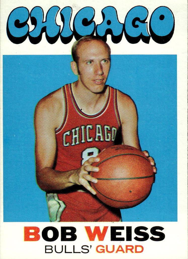 1971 Topps Basketball Bob Weiss #128 PSA 7.5