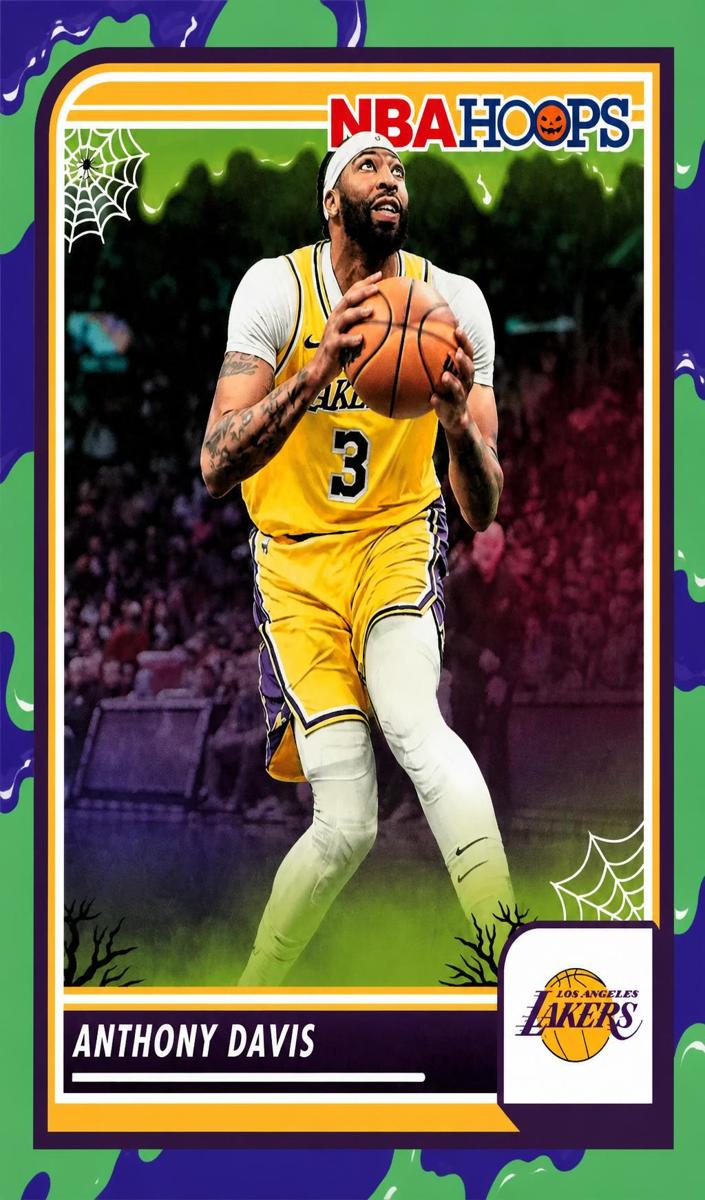 2023 Panini Haunted Hoops Basketball Silme Anthony Davis #177 PSA 10