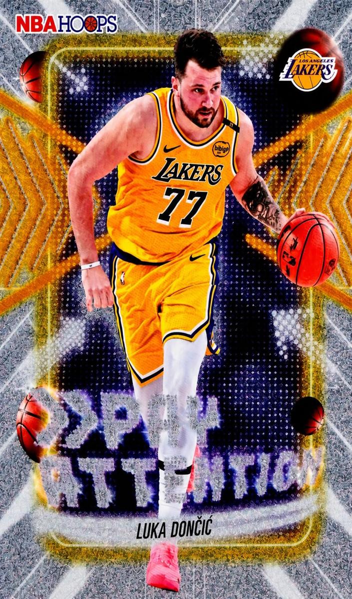 2025 Topps NBA Hoops Basketball Pixel Burst Luka Doncic #PA-9