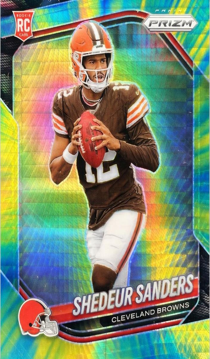 2025 Panini Prizm Football Hyper Shedeur Sanders #302 PSA 10