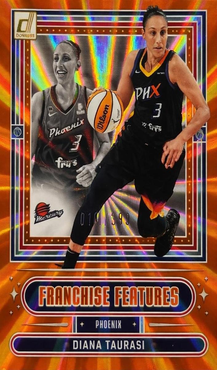 2025 Panini Donruss WNBA Basketball Orange Laser Diana Taurasi #14