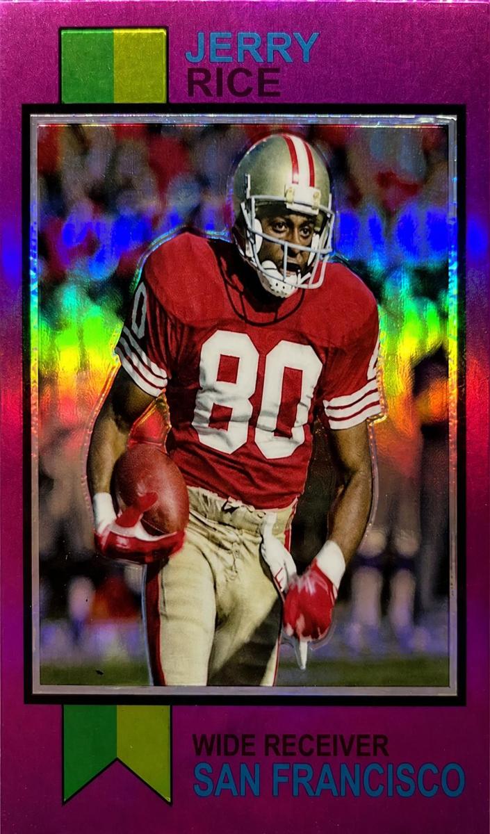 2023 Topps Composite Football Pink Refractor Jerry Rice #1973-24