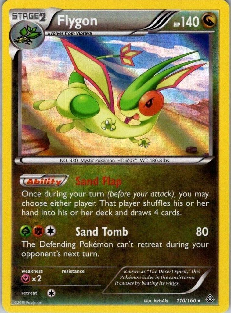 2015 Pokemon XY Primal Clash Flygon #110