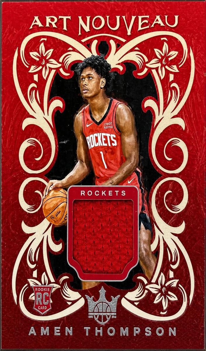 2023 Panini Court Kings Basketball Amen Thompson #AN-AMN PSA 8
