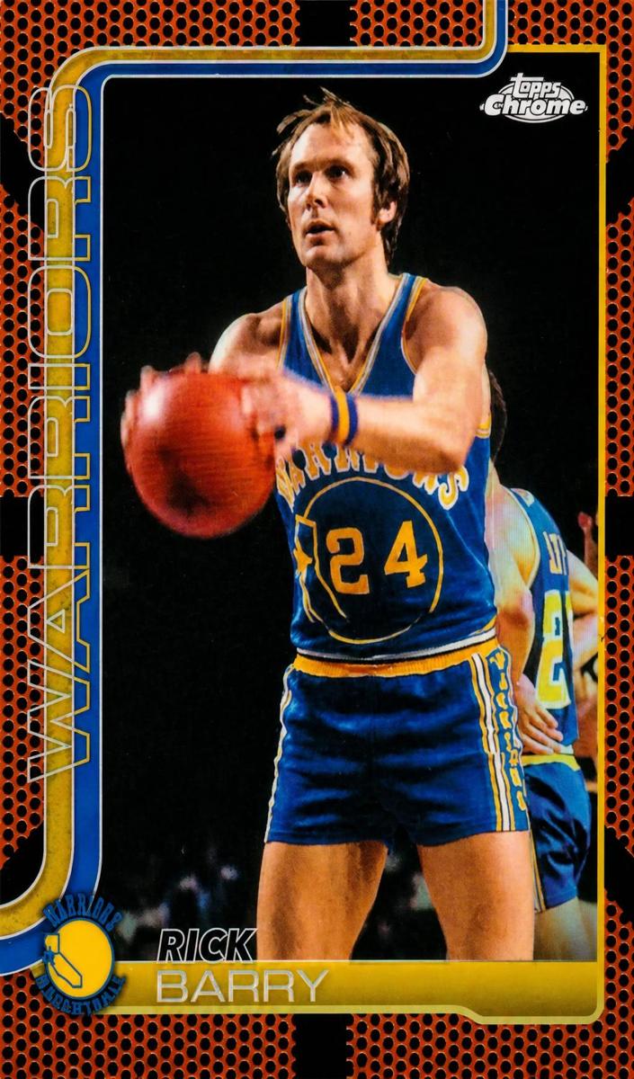 2025 Topps Chrome Basketball Basketball Refractor Rick Barry #249