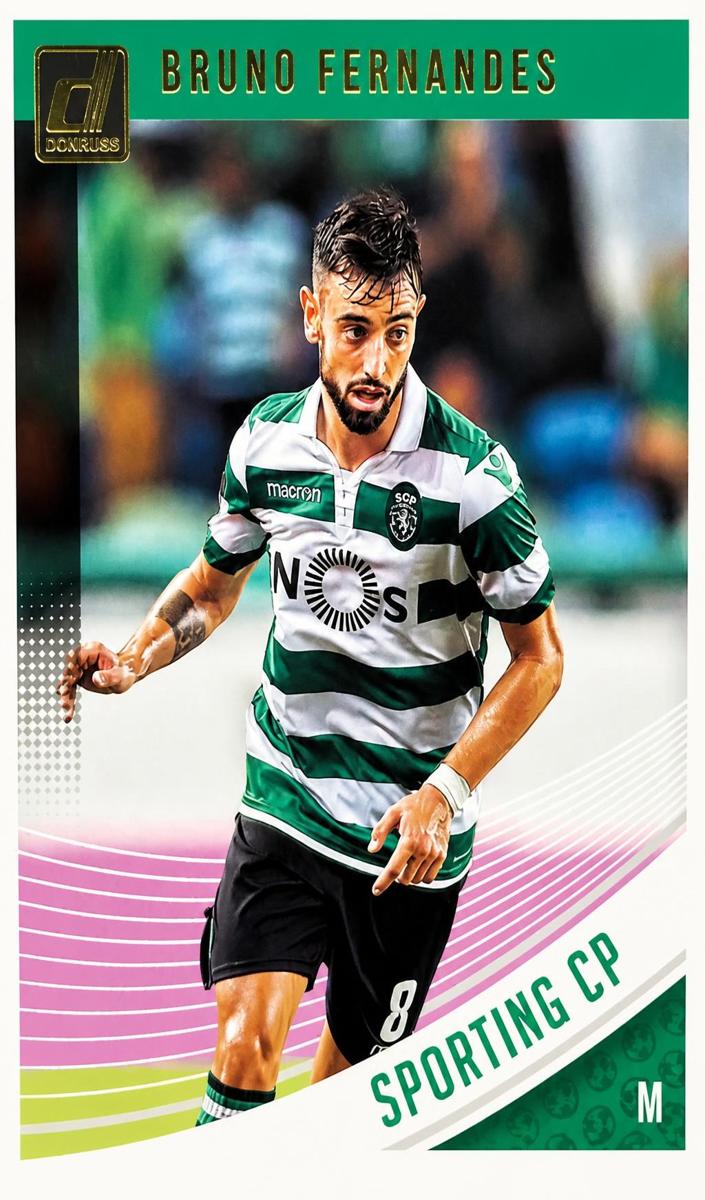 2018 Panini Donruss Soccer Bruno Fernandes #59 PSA 8
