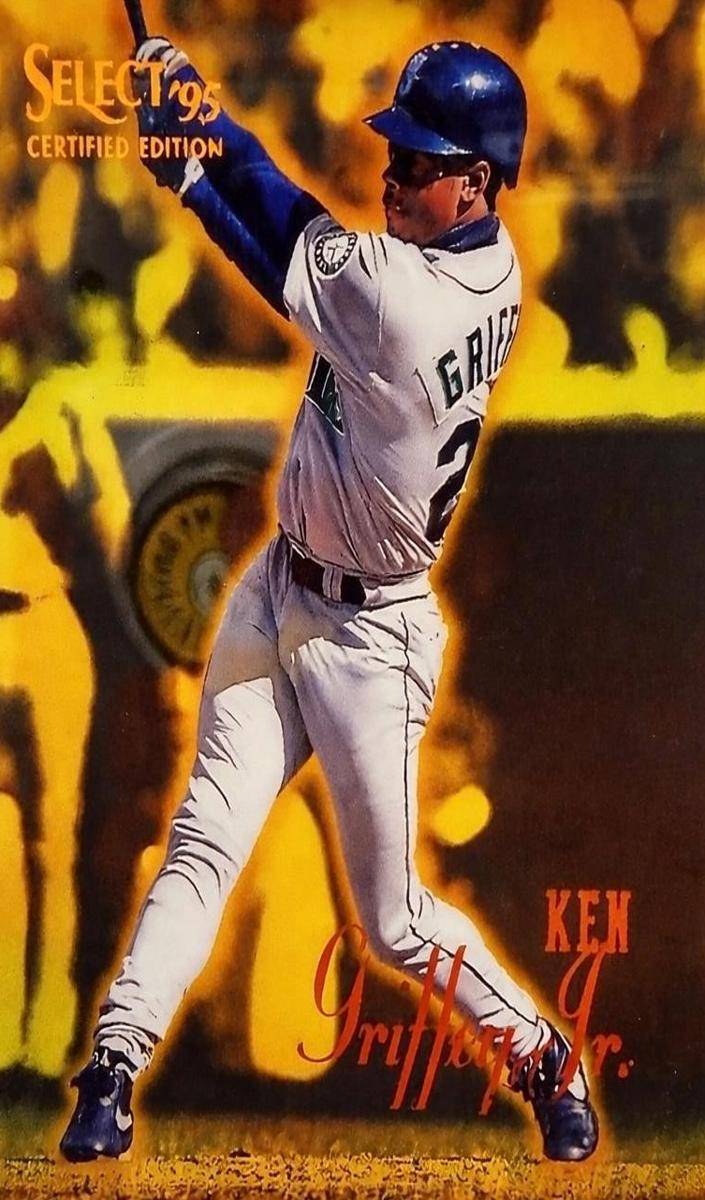 1995 Select Certified Baseball Mirror Gold Ken Griffey Jr. #70 SGC 8.5