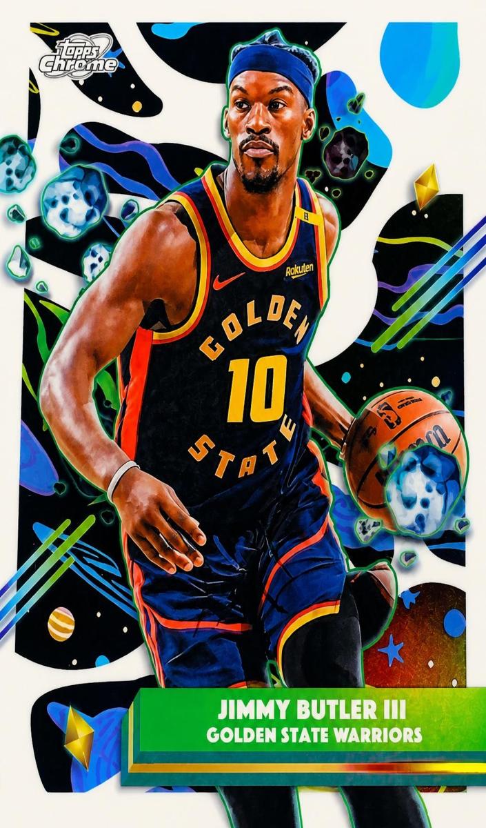 2025 Topps Cosmic Chrome Basketball White Hole Refractor Jimmy Butler III #180