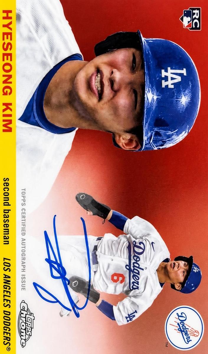 2025 Topps Chrome Platinum Baseball Hyeseong Kim #CPA-HK