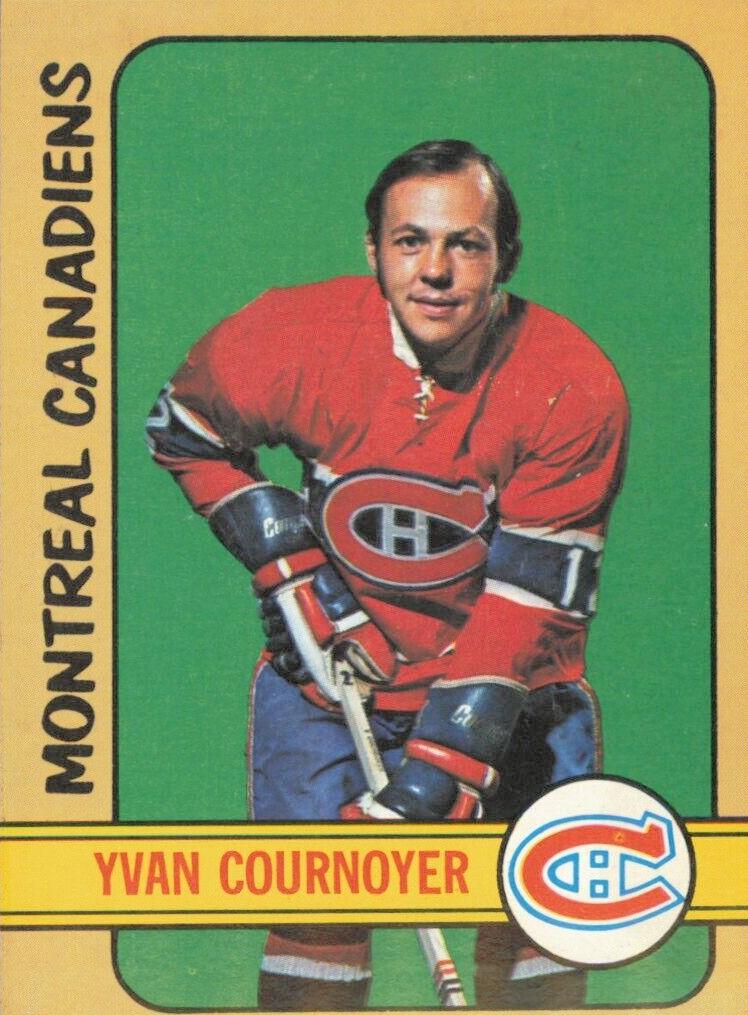 1972 Topps Hockey Yvan Cournoyer #10