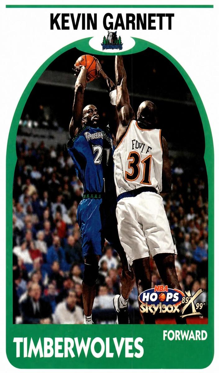 1999 Hoops Decade Basketball Kevin Garnett #85