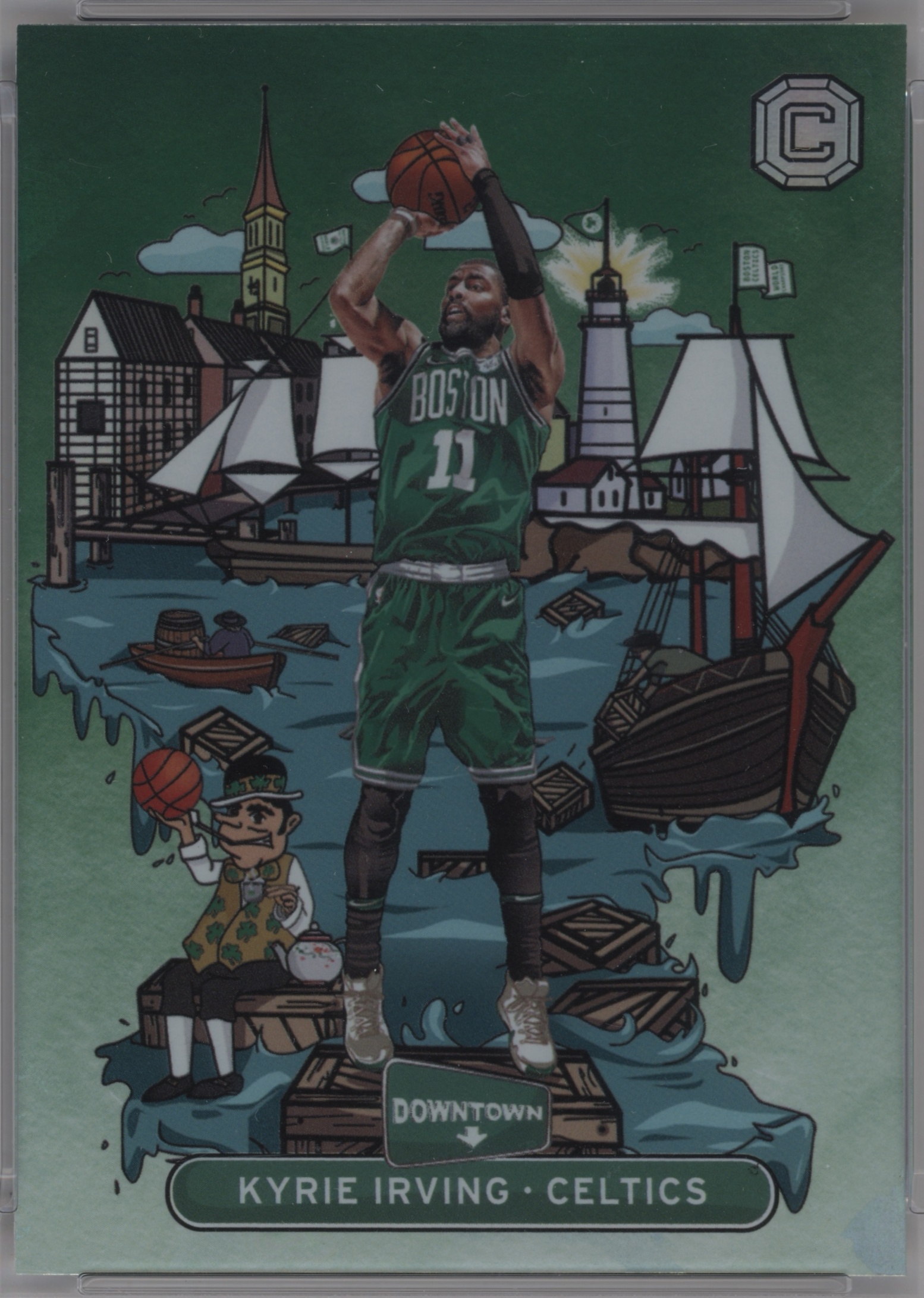 2018 Panini Cornerstones Basketball Kyrie Irving #3 PSA 10