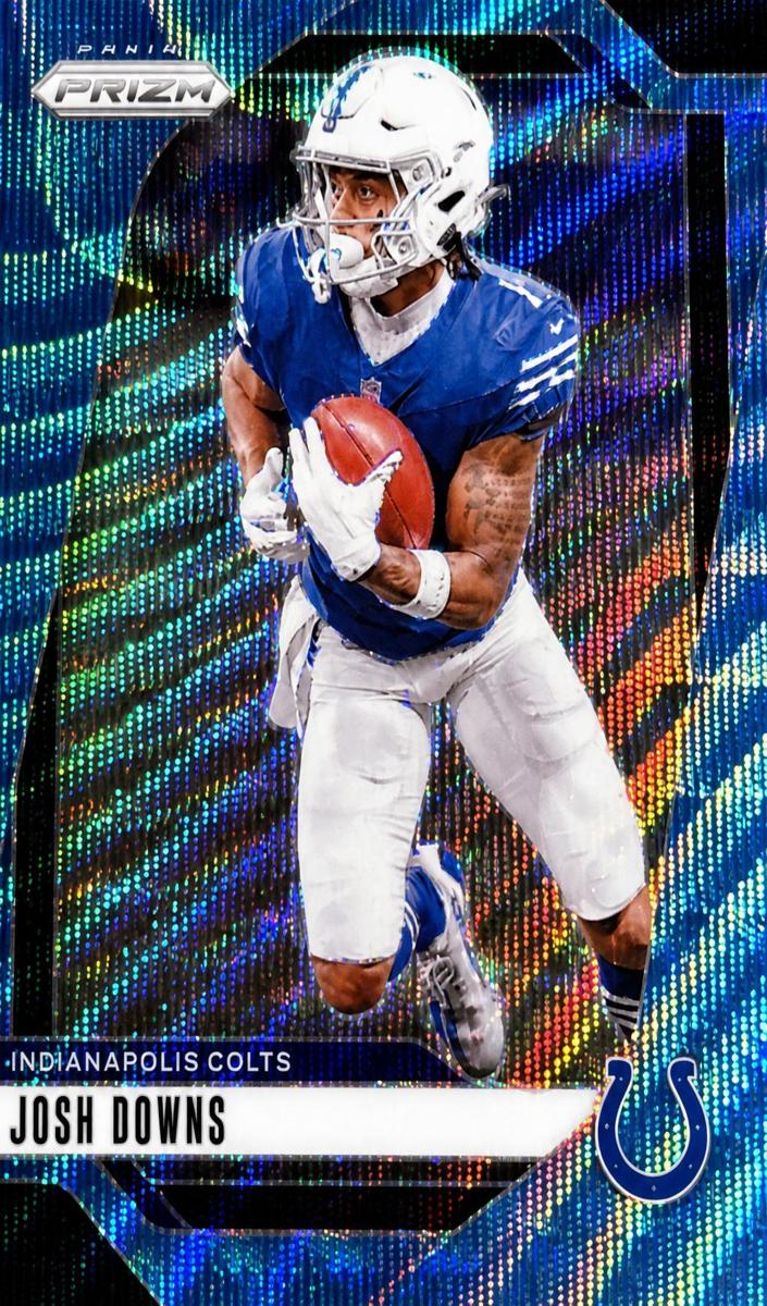 2024 Panini Prizm Football Blue Wave Josh Downs #122