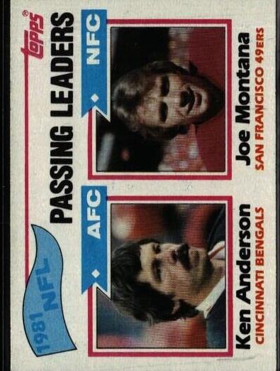 1982 Topps Football Joe Montana #257