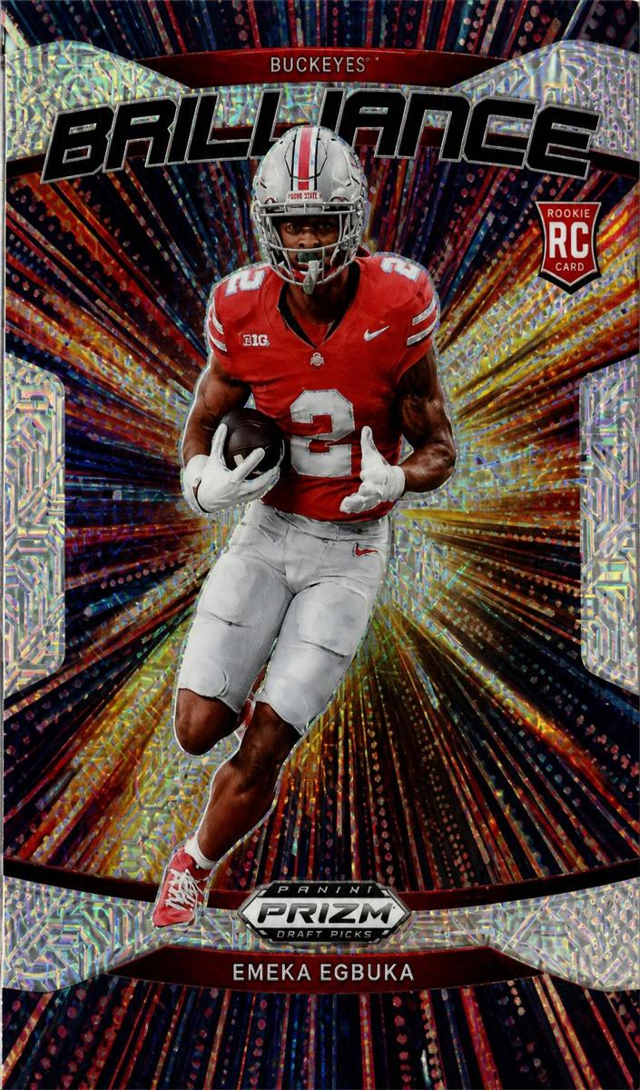 2025 Panini Prizm Draft Picks Football Mojo Emeka Egbuka #8