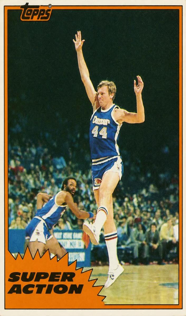1981 Topps Basketball West Dan Issel #107