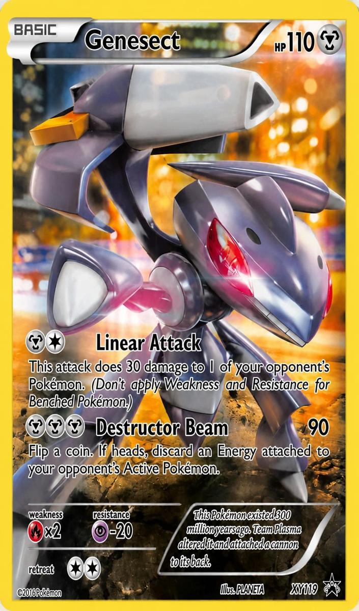 2016 Pokemon XY Black Star Promo Genesect #XY119 PSA 10
