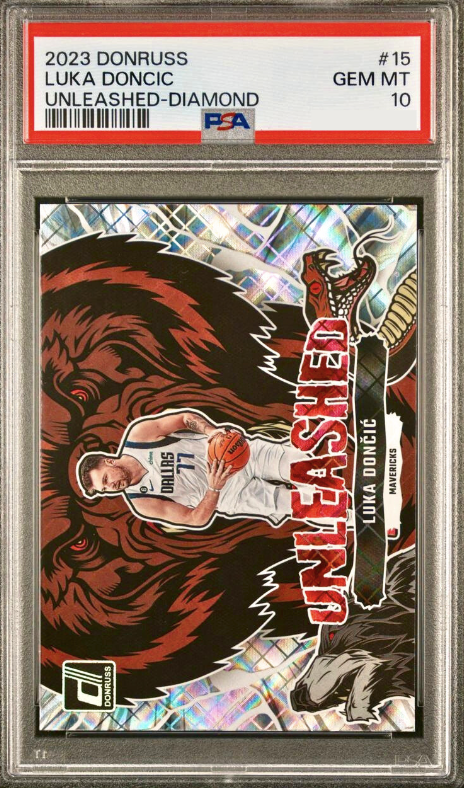 2023 Panini Donruss Basketball Diamond Luka Doncic #15 CGC 9.5