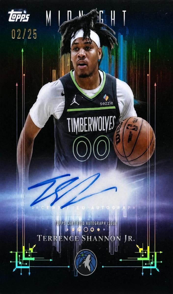 2025 Topps Midnight Basketball Moonrise Terrence Shannon Jr. #DM-TS