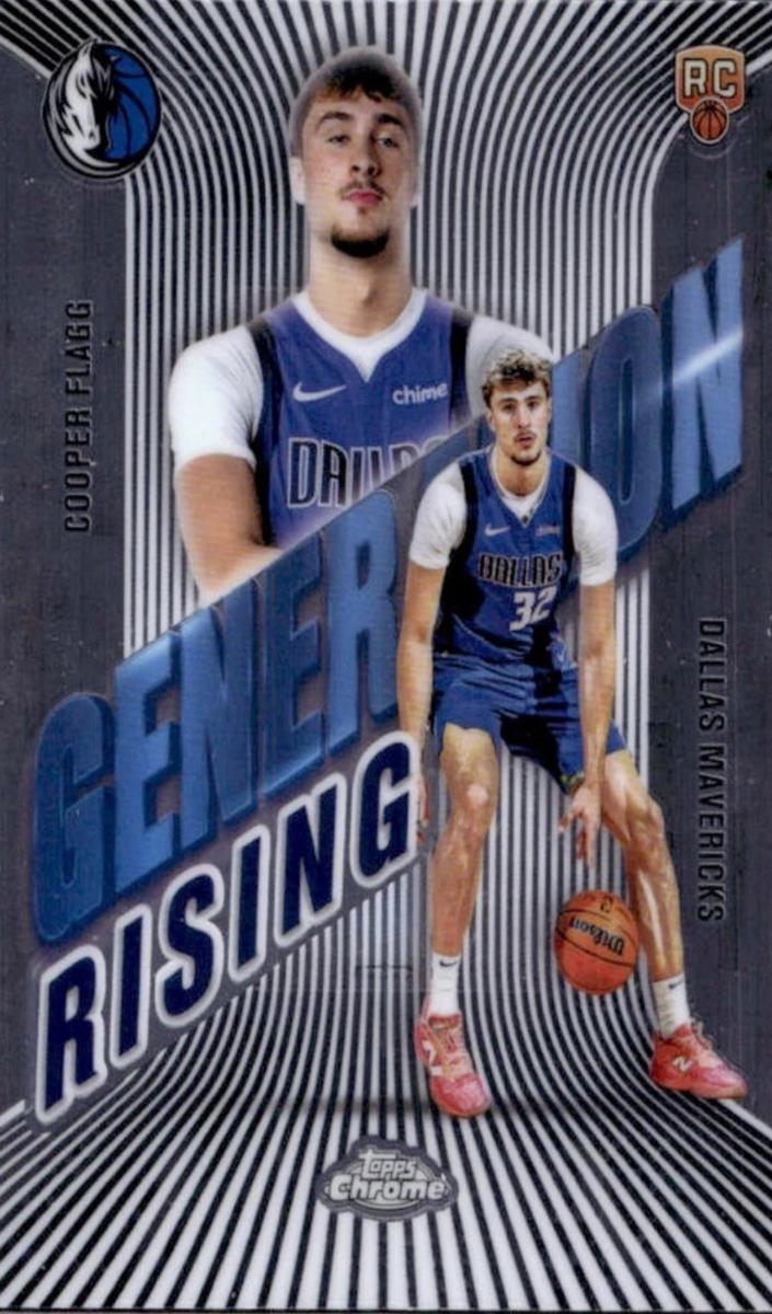 2025 Topps Chrome Basketball Cooper Flagg #GR-1 PSA 9