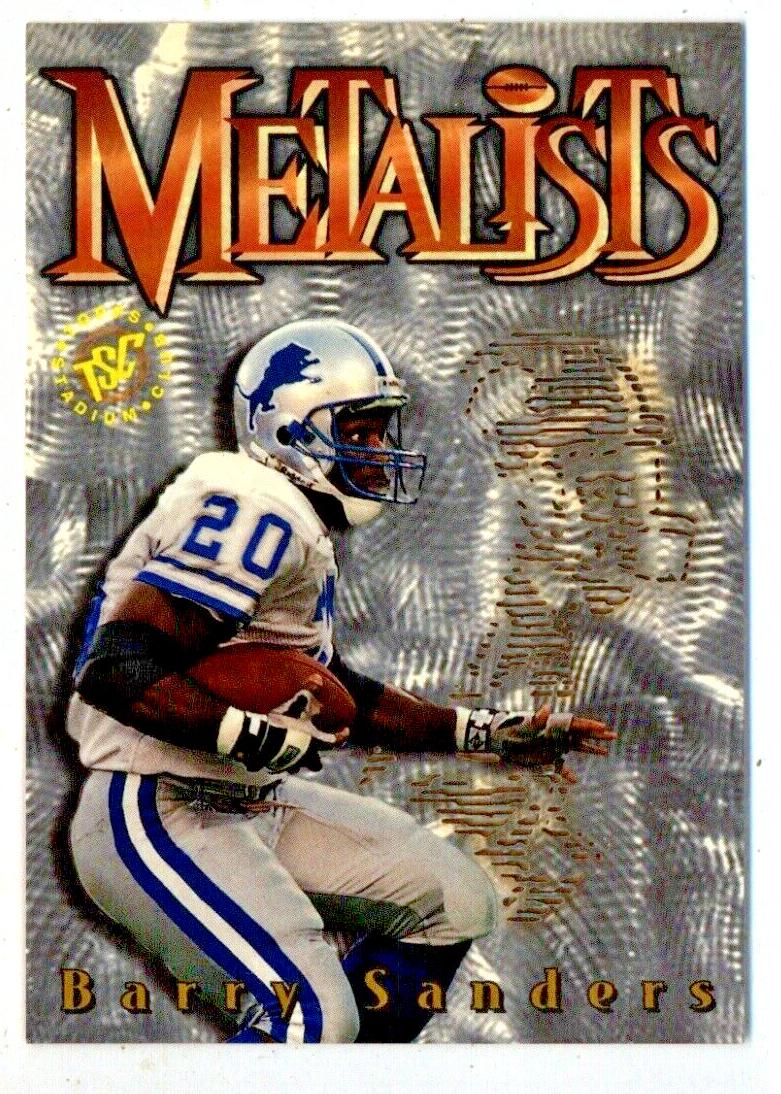 1995 Topps Stadium Club Football Barry Sanders #M2